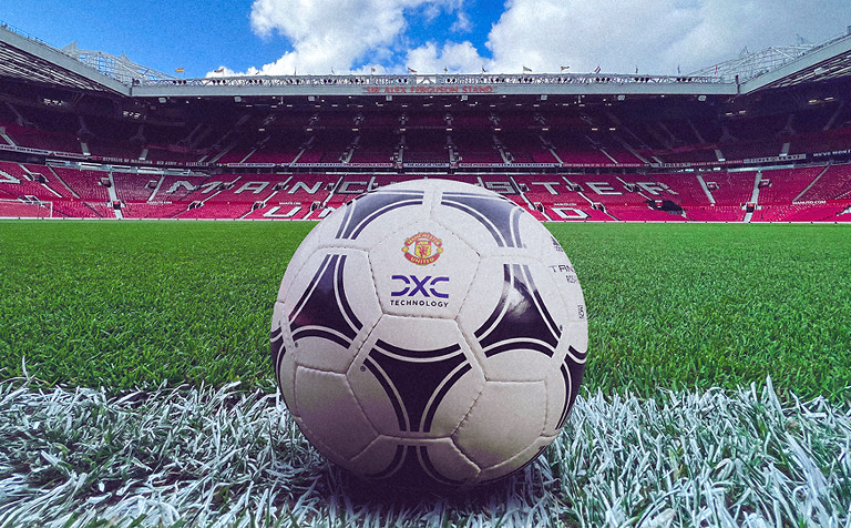 A DXC and Manchester United Partnership Football (Credit: Manchester United)