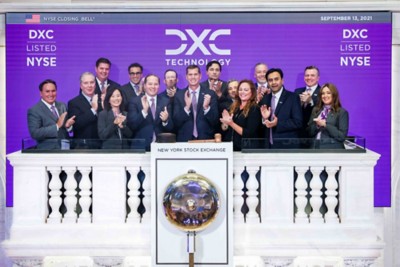 TYSONS, Va., Sept.13, 2021 – DXC Technology (NYSE: DXC) President and CEO Mike Salvino and members of the DXC leadership team today rang the New York Stock Exchange Closing Bell® to celebrate DXC’s new brand which stands for delivering excellence for its customers and colleagues.